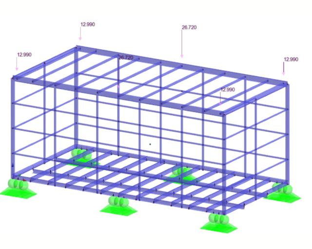 Otimização da estabilidade da estrutura do pórtico de aço para unidades modulares