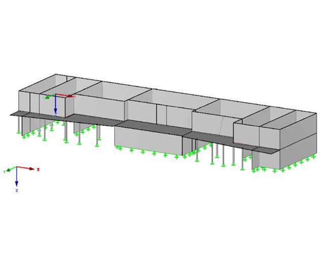 Dimensionamento estrutural e estrutural do pavilhão da fábrica - Marina Attersee