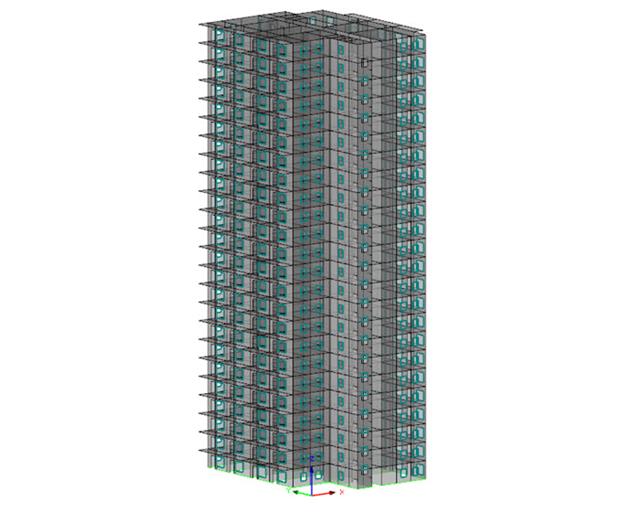 Utilização de elementos de betão pré -fabricado em edifícios altos