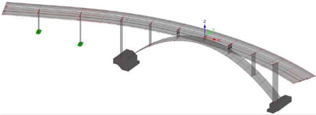 Análise da interação solo-estrutura na ligação de imposição de uma ponte arqueada e efeitos no sistema análise da estrutura