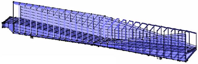 Dimensionamento de ponte pedonal em aço segundo as normas SIA
